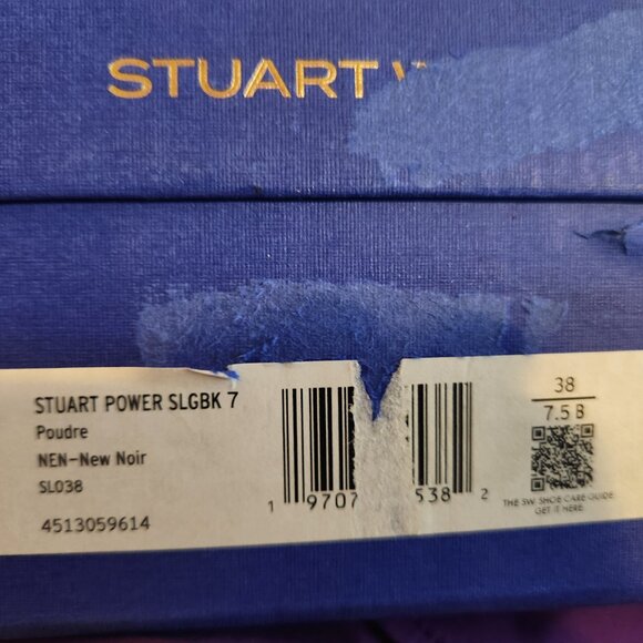 Stuart Weitzman "Power Gold Sling Back" Heels. NIB. Size EU 38/US 7.5 - Picture 4 of 15